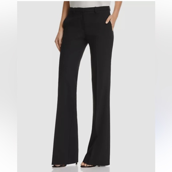 🖤Theory,4, Black Wool Blend Mid-Rise, Longer Slimming Pant,Excellent Con,Size 4 - Picture 1 of 10